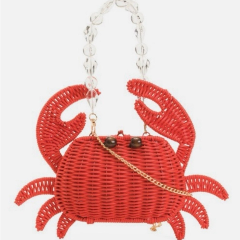 Tommy Bahama Wicker Crab Bag